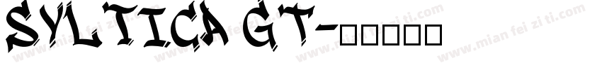 Syltica GT字体转换